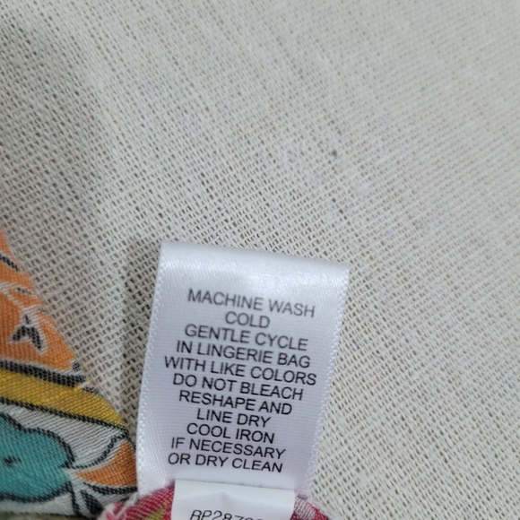 SPENSE Womens Size Medium Multicolored Paisley Pattern BOHEMIAN Lace Fringe EUC - Picture 9 of 12